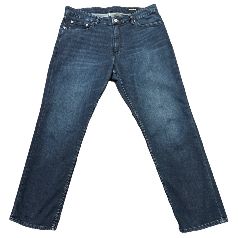 Bonobos Mens Slim Fit Jeans 38x32 Dark Wash Blue Stretch Denim